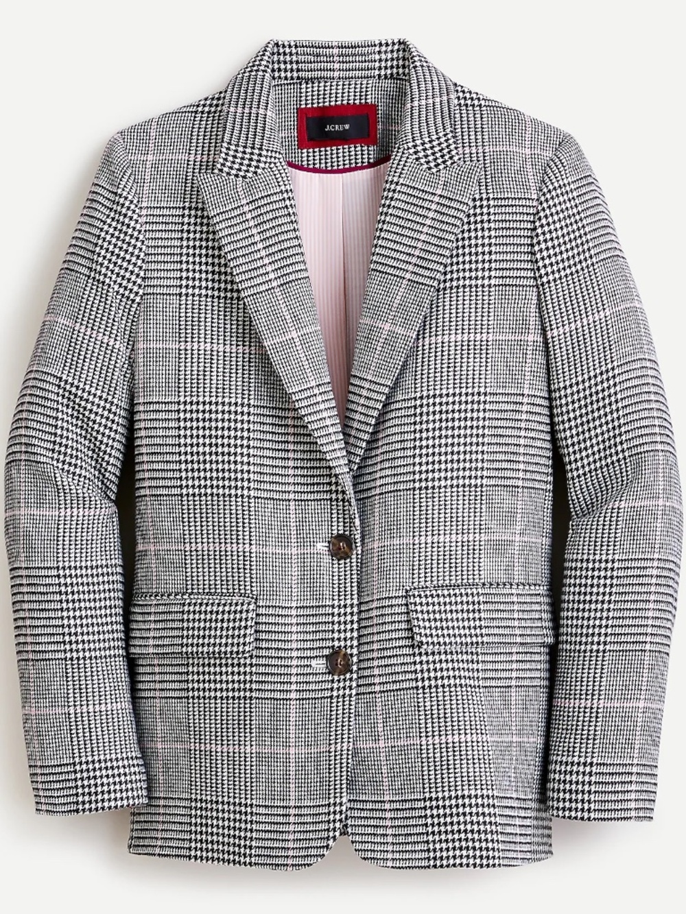 J. Crew Boyfriend blazer in plaid Italian wool, Size 2